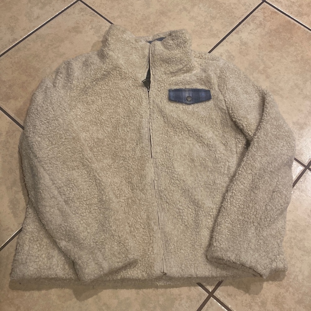 Pendleton cream Sherpa jacket large